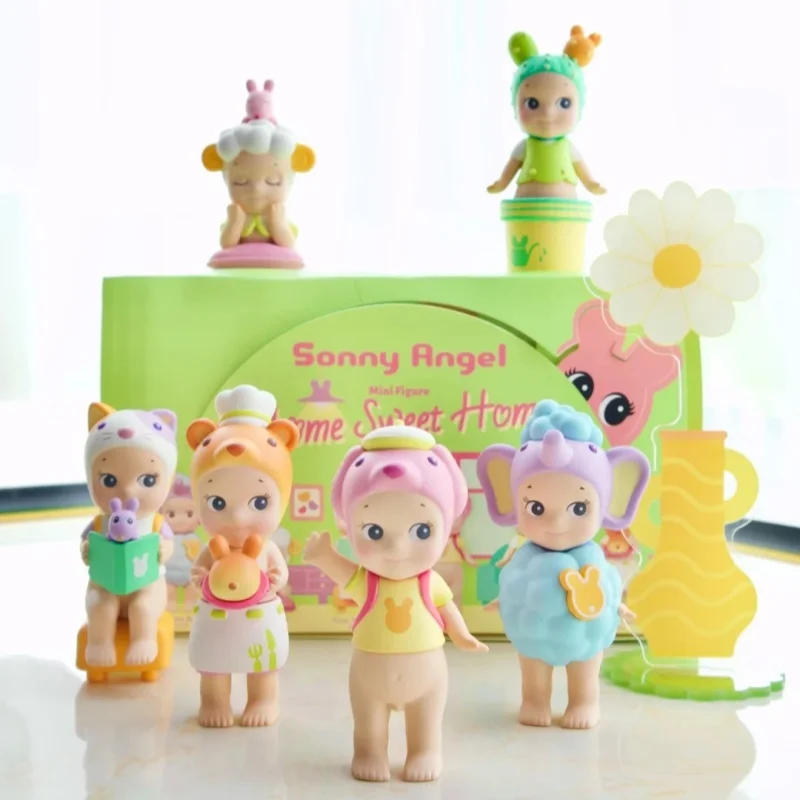 

Genuine Sonny Angel Home Sweet Home Series Blind Box Limited Edition Surprise Box Model Collection Doll Decor Birthday Gifts