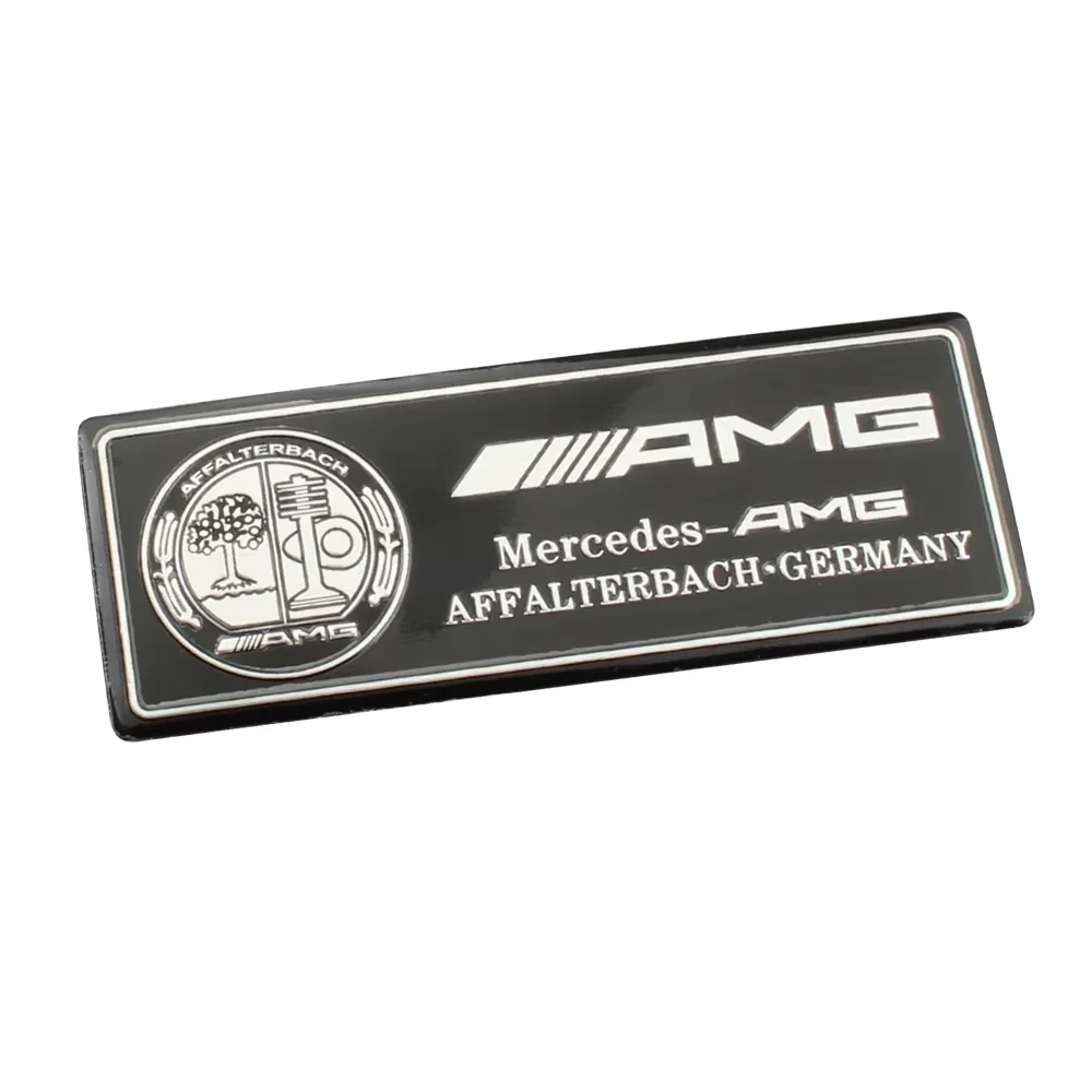 Aluminum Alloy Car Styling Badge Sticker For Mercedes Benz AMG Brabus Carlsson W108 W124 W126 W140 W168 W169 W176 W177 W203