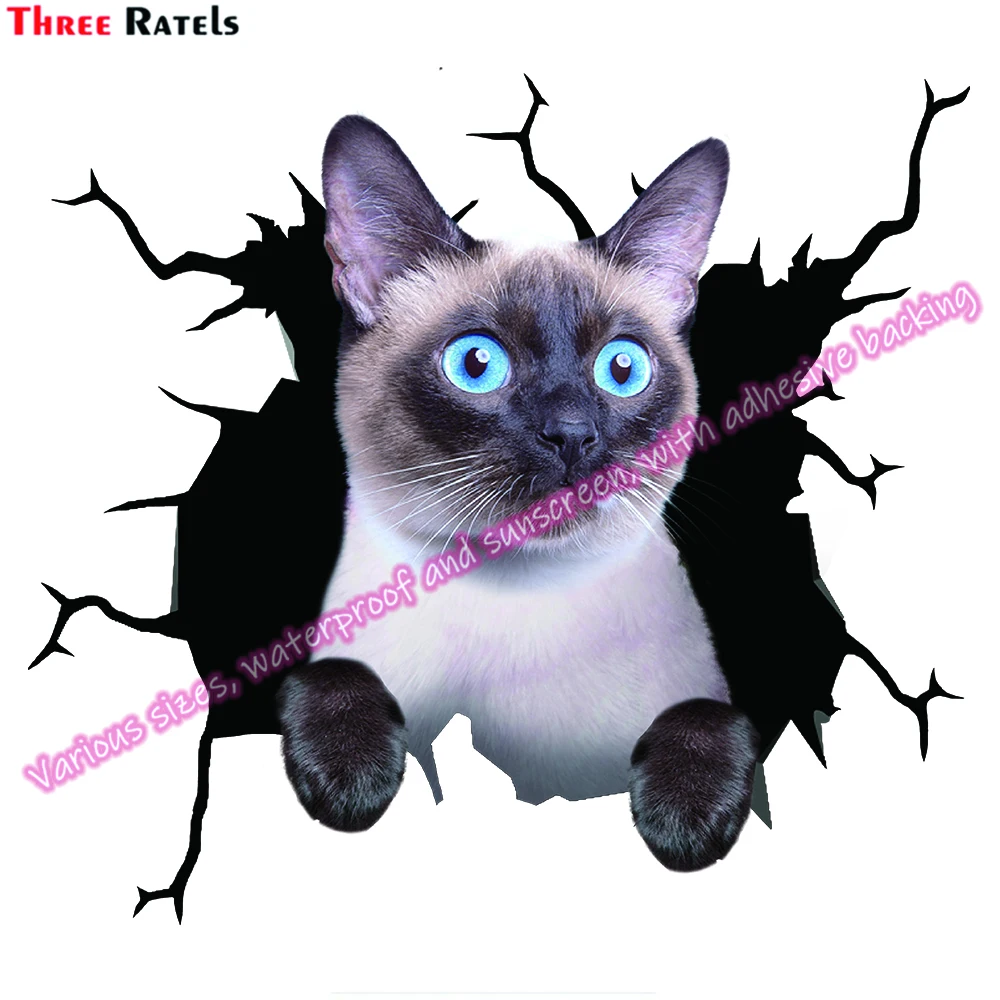 Three Ratels DA Cute Pet Dog Stickers for Laptop Refrigerator  Swith Decoration Home Accessories