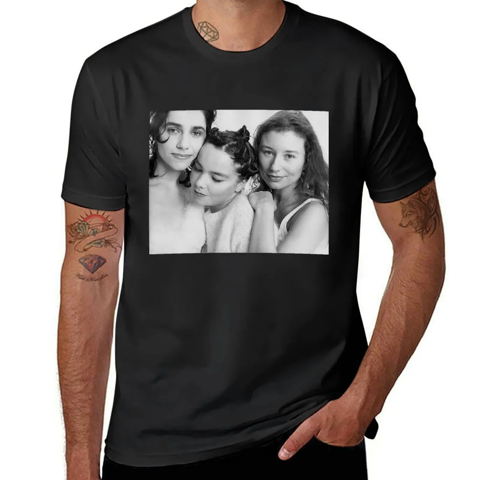 

Rare B&W Portrait of Bjork, PJ Harvey, and Tori Amos T-Shirt blacks Personalized t-shirt anime kawaii clothes men workout shirt