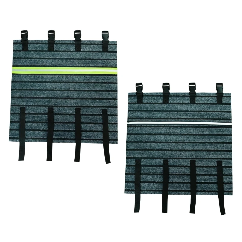 Adjustable Buckle Straps, Reflective Front Band, Washable Entry Cover for Motorhomes