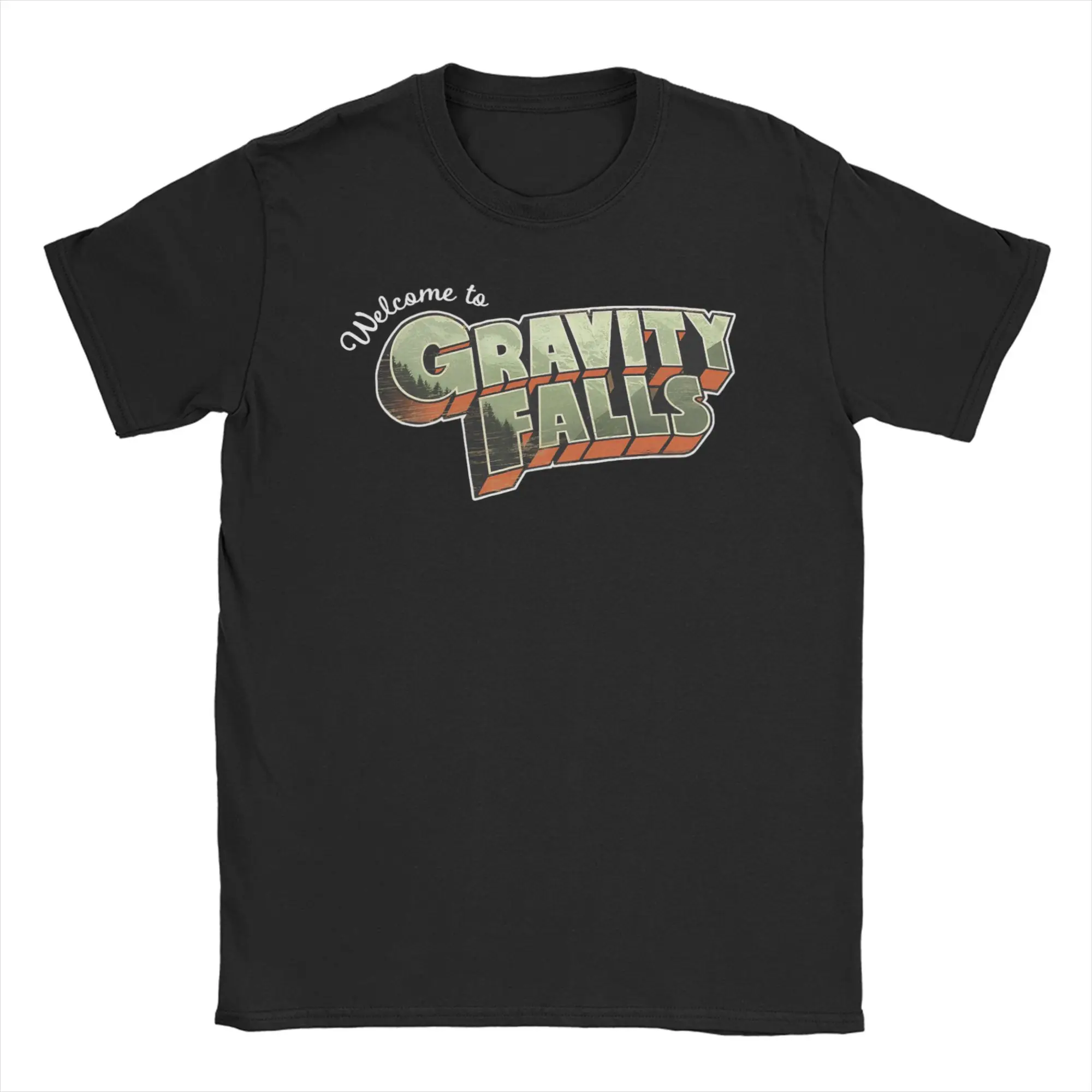 

Men Women Printed gravity falls anime Logo Tee T Shirt Cotton T-shirts Clothes