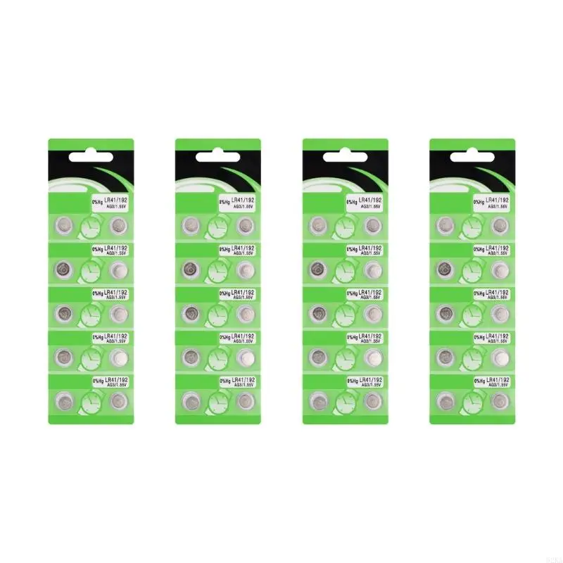 62KA 10/20 피스 LR41 AG3 알칼리성 버튼 셀은 시계 계산기에 적합합니다.