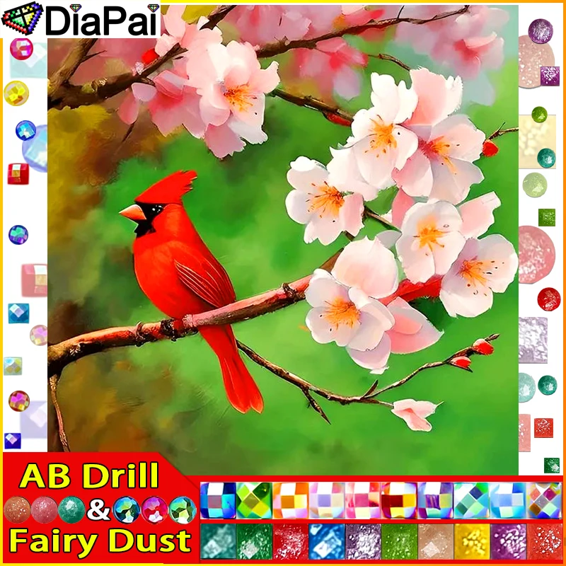 DIAPAI Fairy Dust AB DIY 5D Diamond Painting Full Drill Diamond Embroidery 