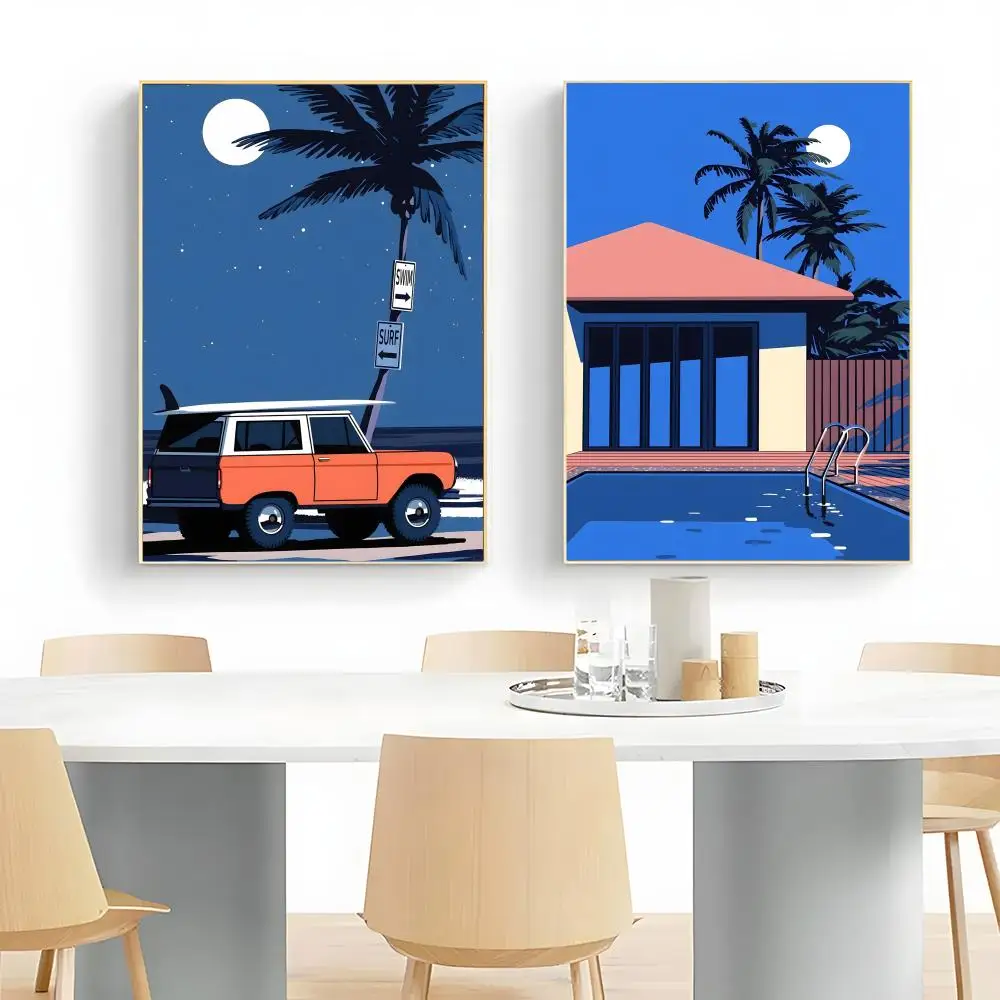 Sabinus illustration summer atmosphere Poster Wall Art Print Poster Decorative Mural Home Decor Gift Unframed