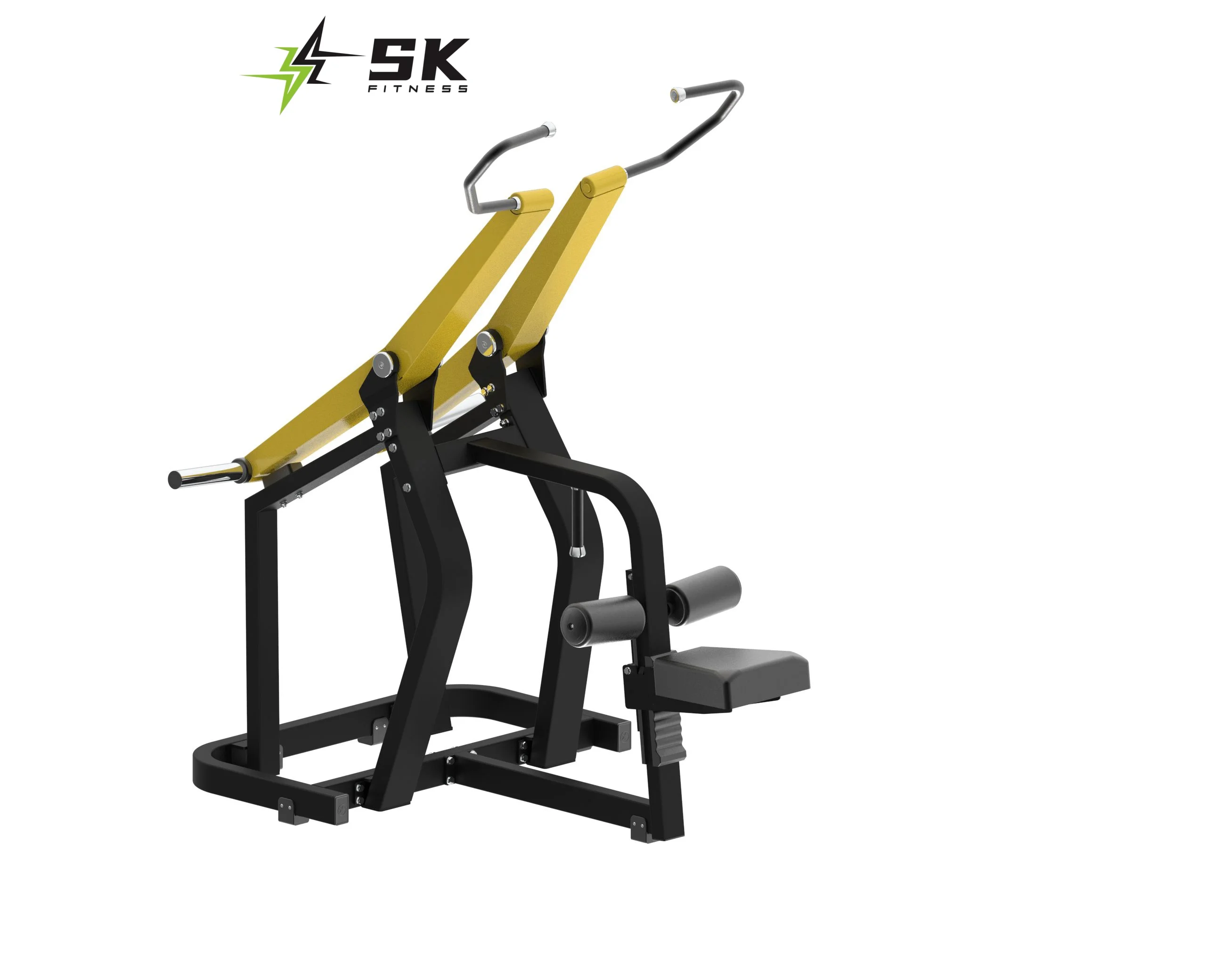 Commercial Plate Loaded Lat Pulldown Machine Gym Back Strength Training Equipment