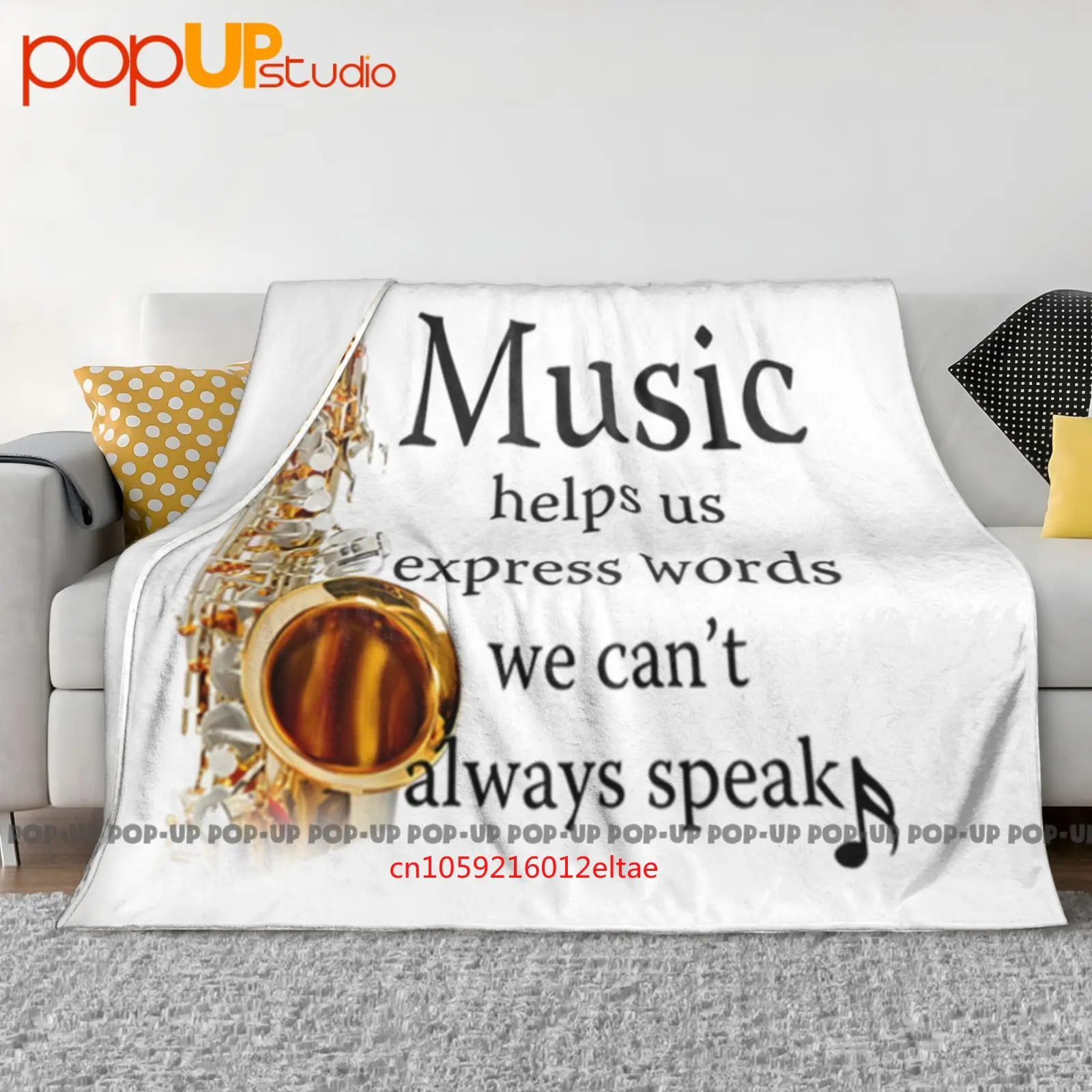 Saxophones Express Words Ultra-Soft Blanket Quilt Winter Sofa Cover Bed Covers