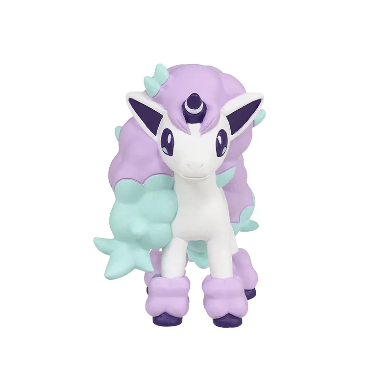Original TOMY Pokemon Figuren MS-42 Kawaii Galar Region Ponyta Modell 5cm PVC Anime Spielzeug Kind Geschenke