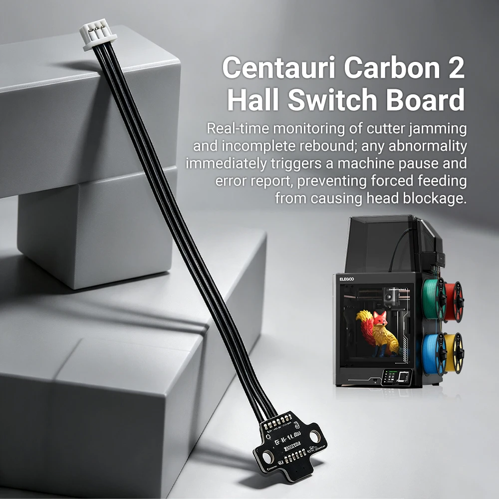 Hall Switch Sensor Assembly Replacement Part Compatible with Centauri Carbon 2 3D Printer Motherboard Accessories