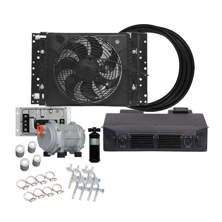 2024 cab air conditioning system 24v truck parking cooler general air conditioner 12v car air conditioner