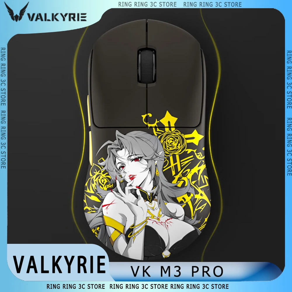 

VALKYRIE VK M3 PRO Gaming Mouse Dual 8K Polling Rate Lightweight Ergonomics Wireless Mouse 0.125MS Response Speed PAW3950 Mice