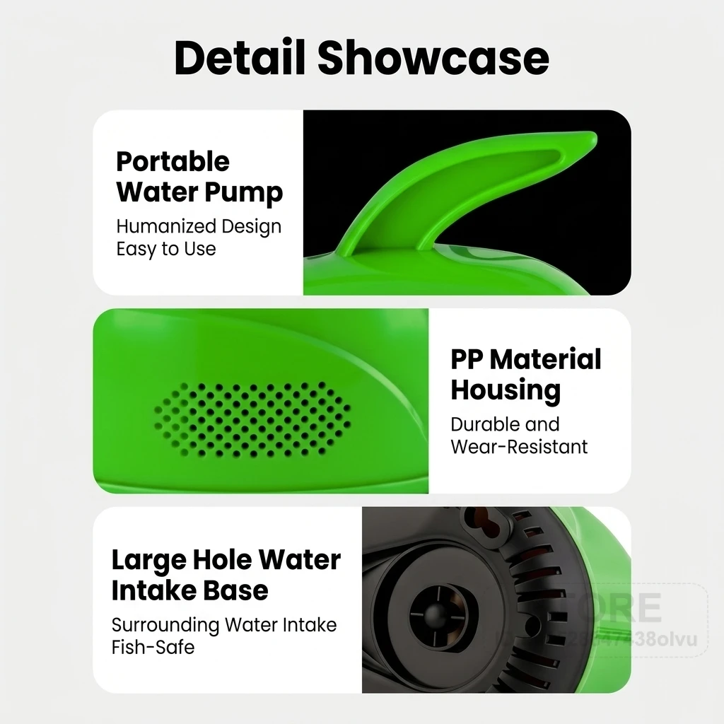 30W Submersible Aquarium Pump 6