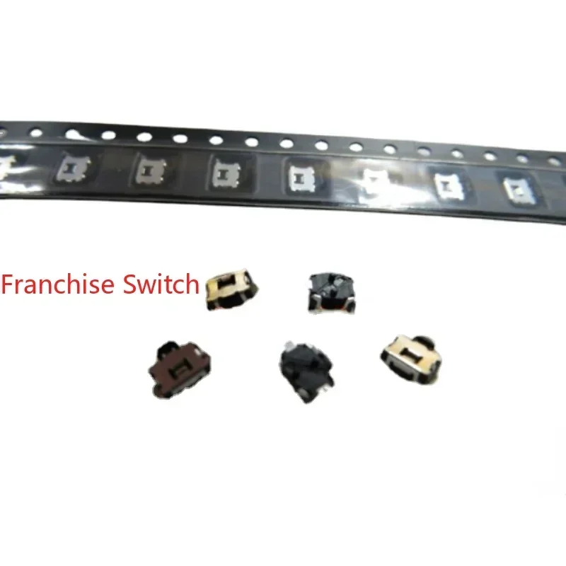 10PCS High Quality Small Turtle Switch Button  Micro Movement 2-pin Patch With Fixed Point Light Touch