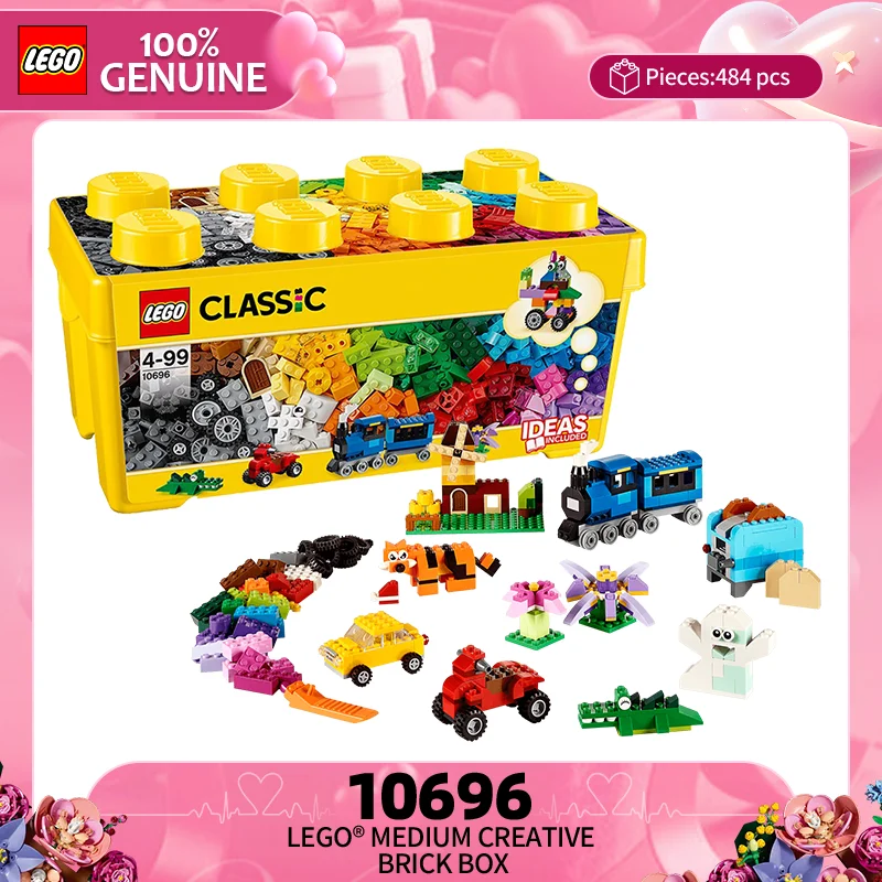 

Конструктор LEGO Classic Creative Series 10696: Классический набор средних блоков, развивающая игрушка-головоломка для детей, подарок