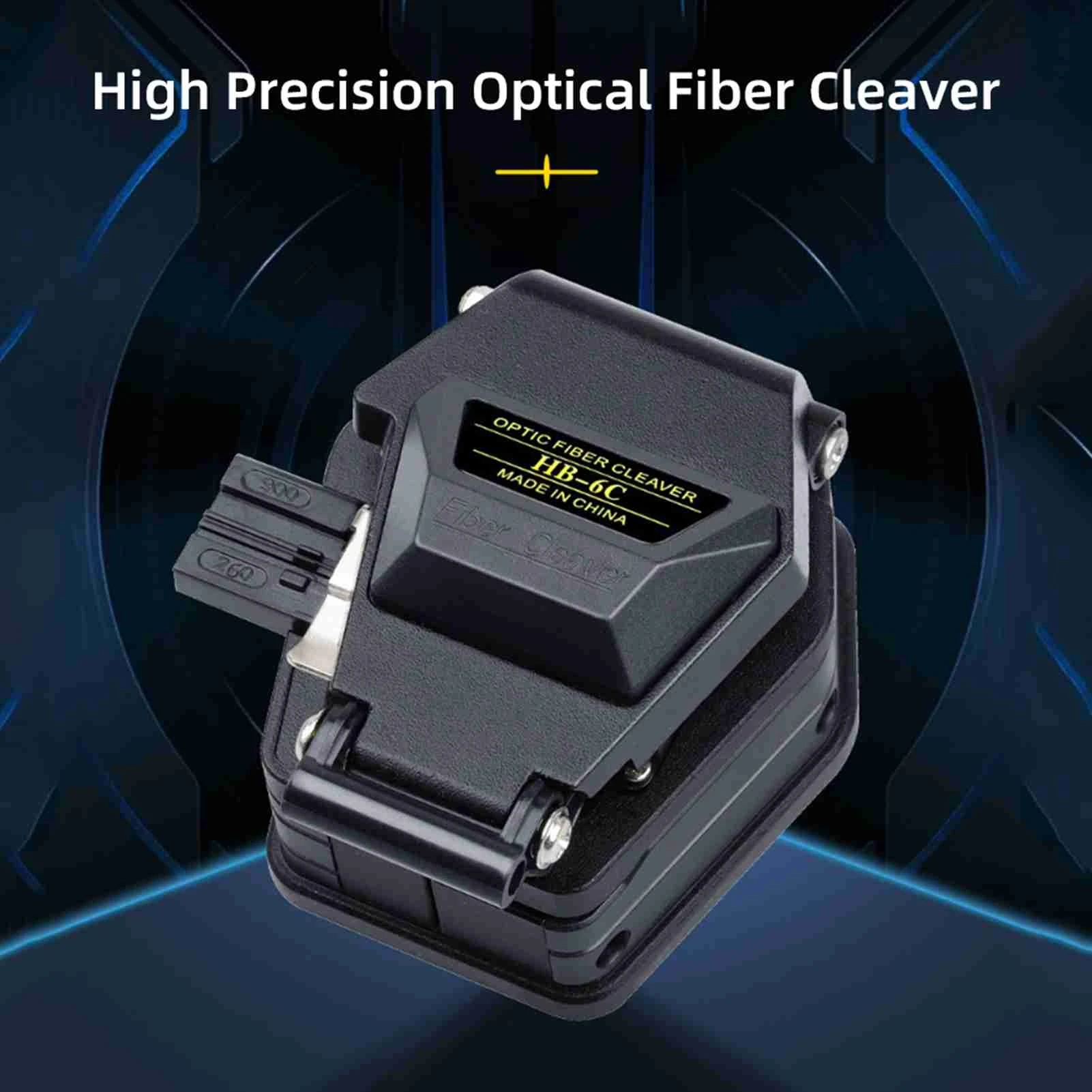 Optical Fiber Cleaver High Precision Automatic Rebounding Fiber Cutter Tool for 125μm Bare Fiber Diameter