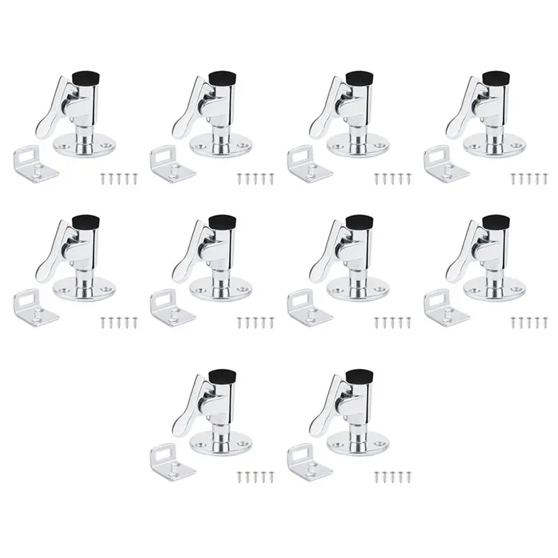 10X Stainless Steel 316 Boat Door Stop Stopper Catch Door Holder Floor Knob Yacht RV Motorhome Camper Spring Latch-A08Q