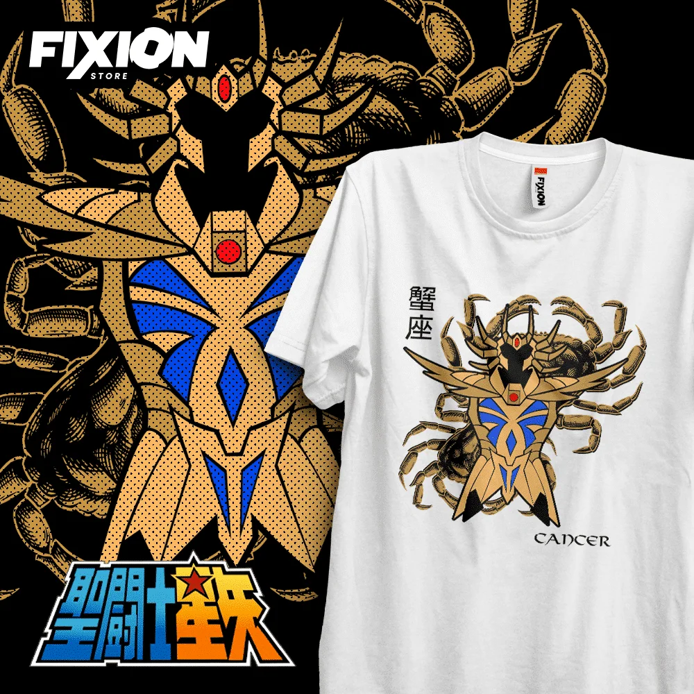 T-shirt For Anime Saint Seiya –  Abril – [Blanca] #29 Mange Tee