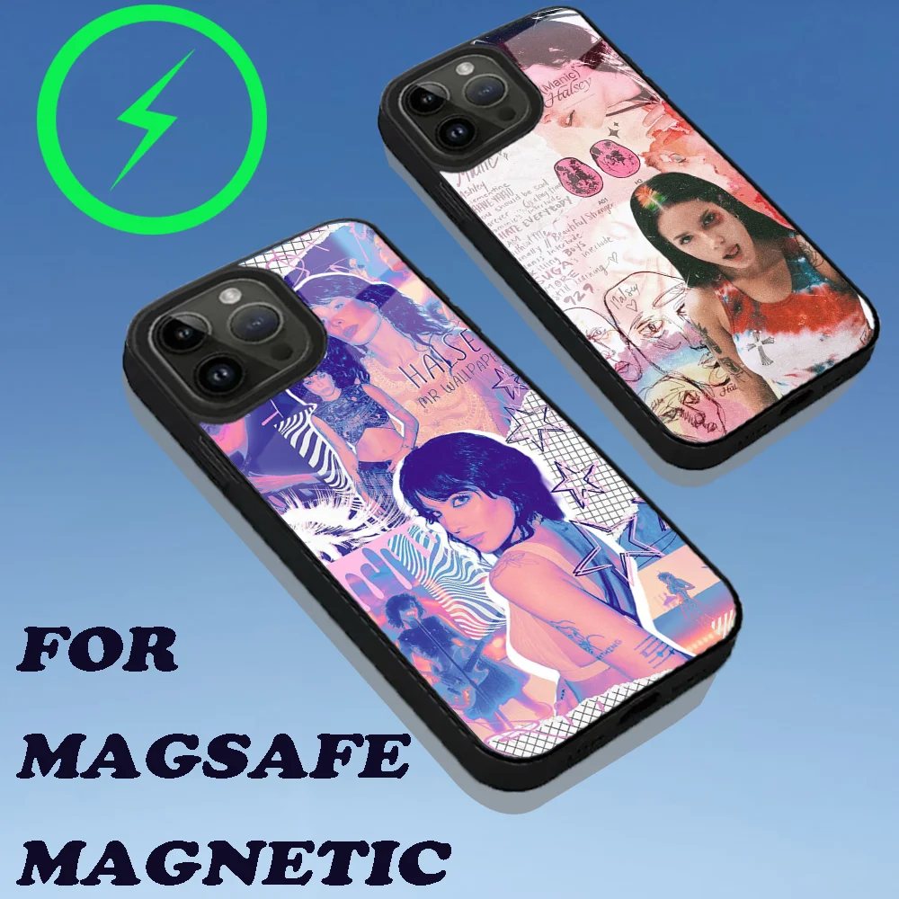 Singer H-Halsey Phone Case For iPhone 15,14,13,12,11,Plus,Pro,Max Mini Magsafe Magnetic Wireless Charging