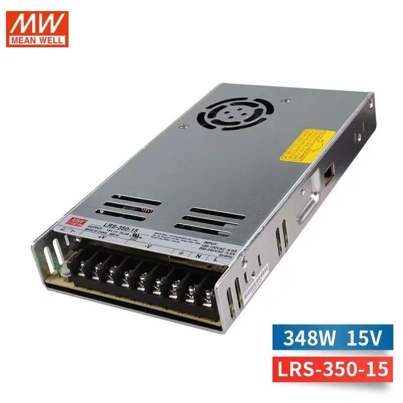 

Tai Wan MeanWell LRS-350-15 15V 23.2A 348W Single Output Switching Power Brand New Original Authentic AC-DC