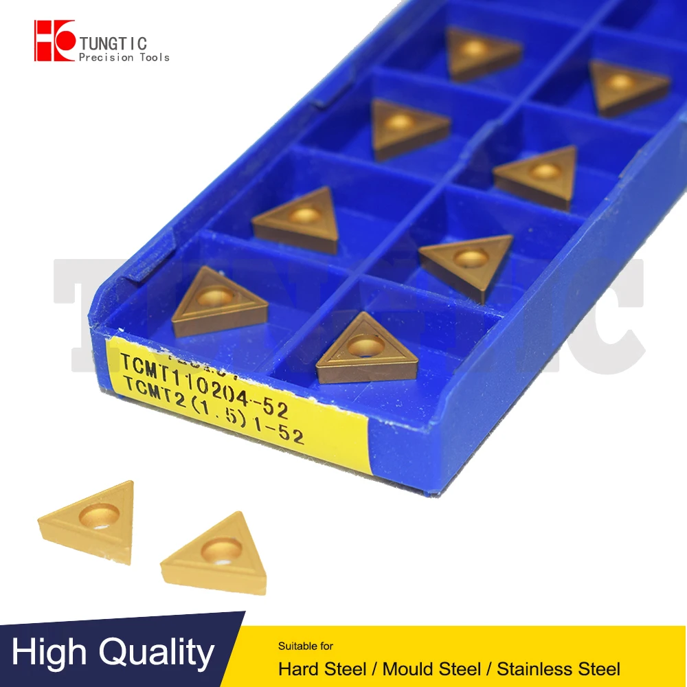

TCMT110204-52 YBC251 YBC151 TCMT110204-HM YBM251 YBG202 YBD152 TCMT 110204 Carbide Turning Tools Lathe Inserts