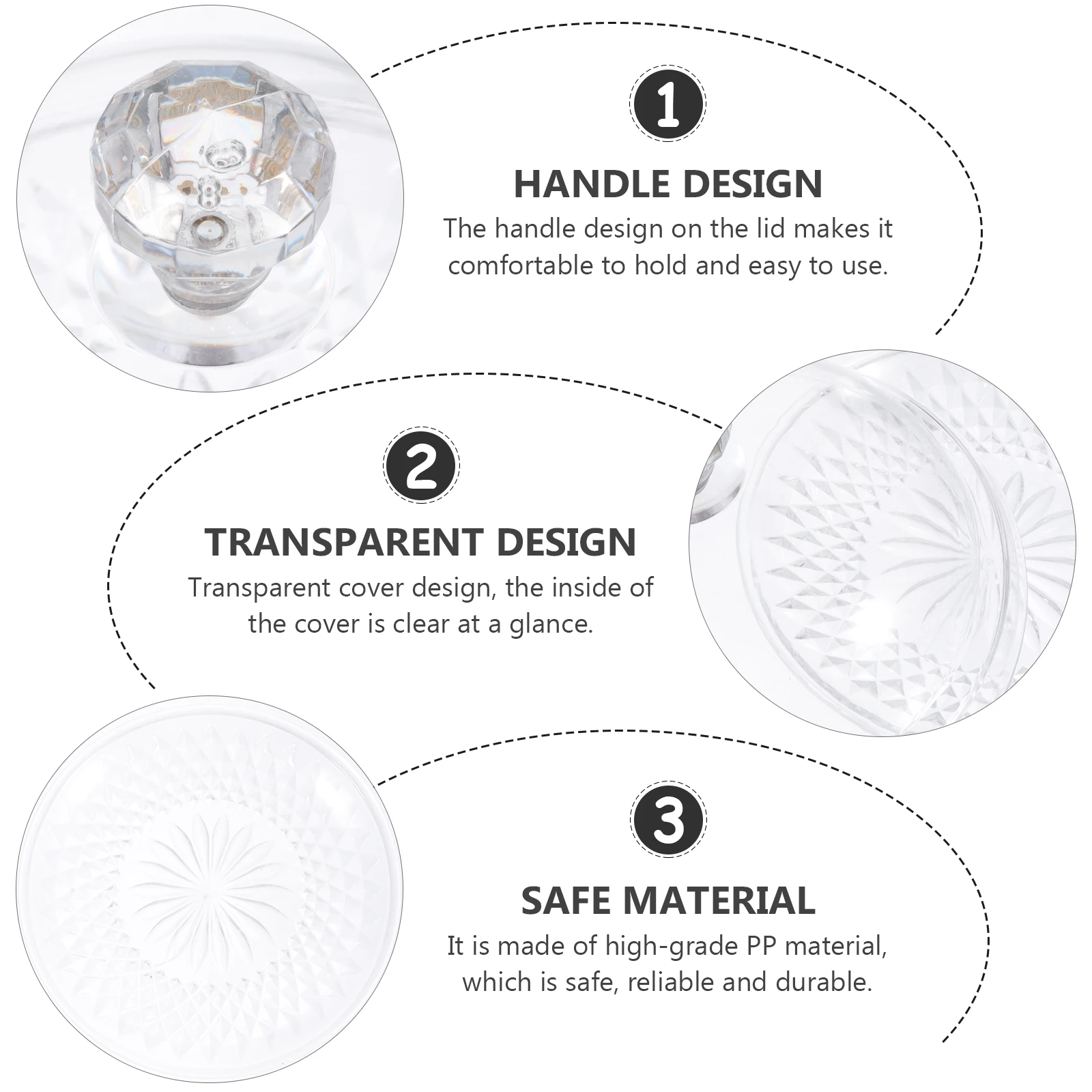 

Plastic Smooth Cake Serving Tray Elegant Dessert Plate Transparent Lid Food Storage Party Wedding Restaurant Use