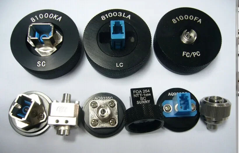Fiber optic adapters, fiber optic grippers