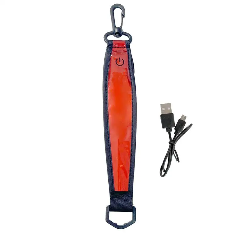 Reflective Backpack Pendants Luminous Key Chain Charm Portable Luminous Pendants As Backpack Tag For Running Cycling Walking