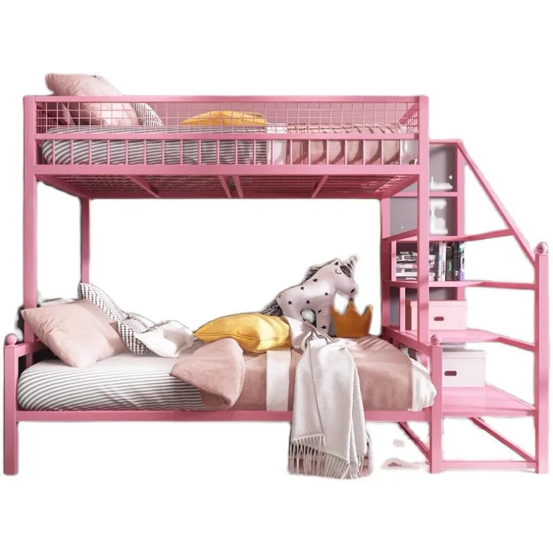 Modern Girly Pink Wrought Iron Elevated, Single Apartment On Superior Single Double  Bedroom Firm