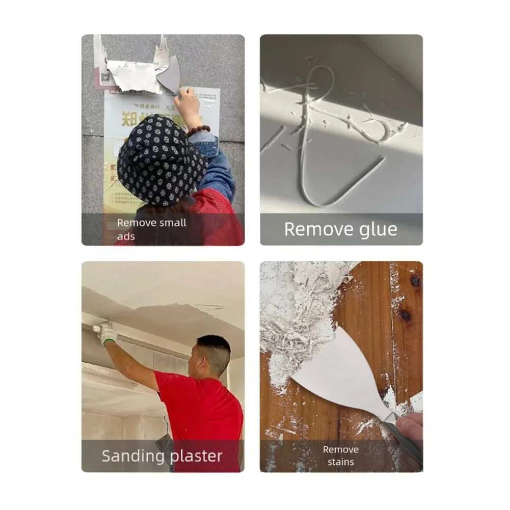 

For Durable 6 Inch Stainless Steel Putty Cutter with Ergonomic Handle and Flexible Blade for Precise Scraping and Removal Jobs