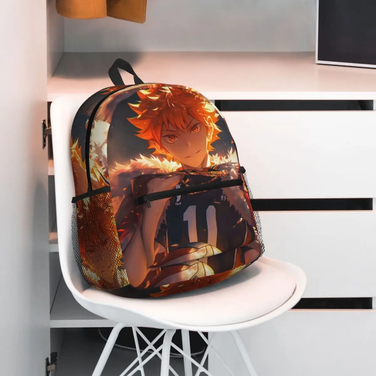 Haikyuu Manga Hinata Shoyo Zaino per studenti Borsa da scuola Zaino da viaggio per escursionismo per borse a tracolla per libri alla moda per ragazzi e ragazze