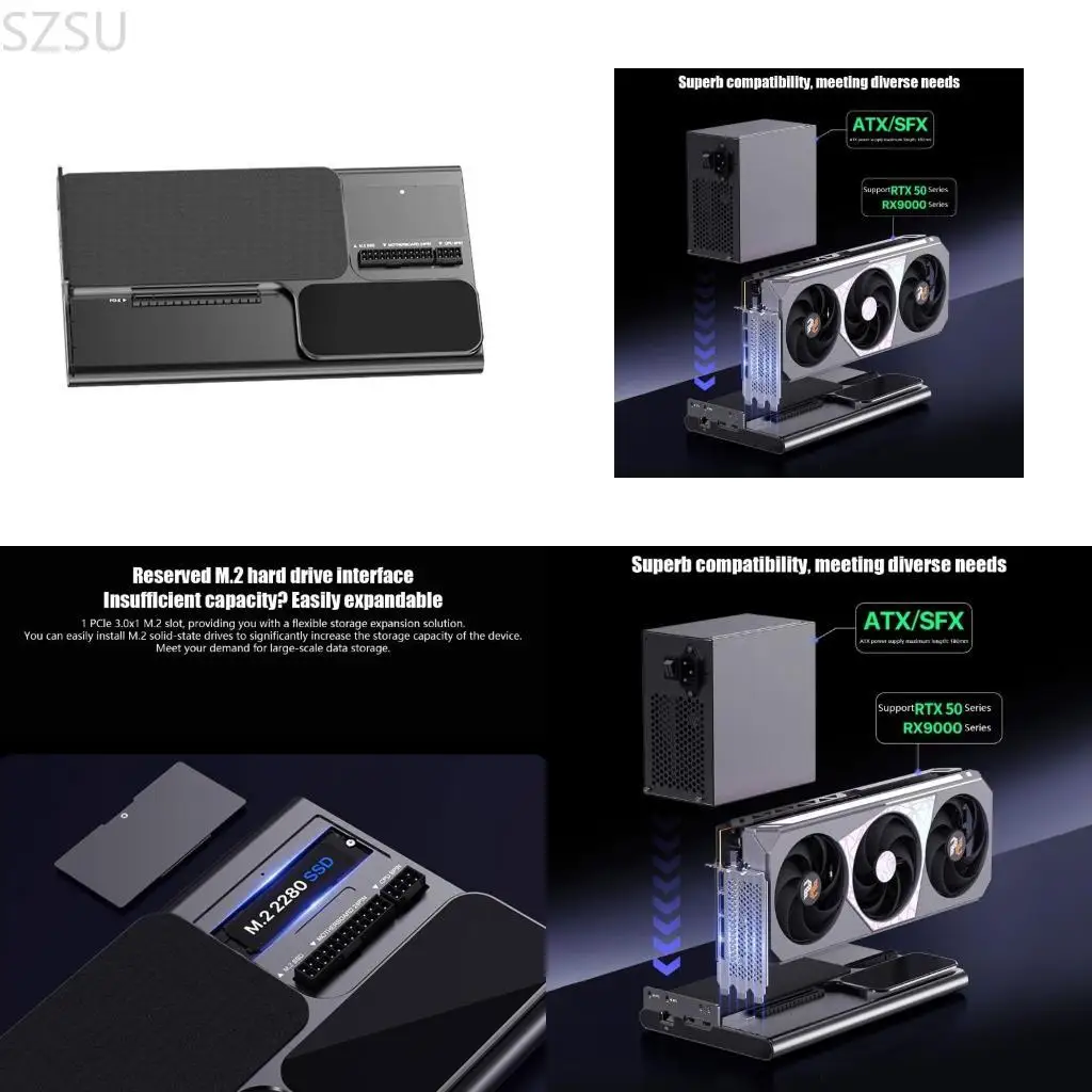 

SZSU Streak 5 Port With PCIe x16 Slot For Laptop Visuals Improve And 80Gbps Data Transfer