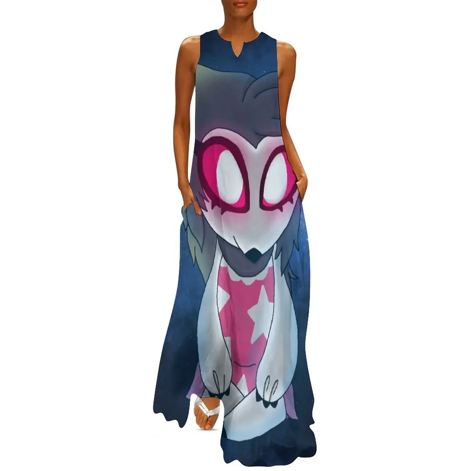 

Helluva Boss Long Dress Summer skirt sexy dress Female clothing Dresses gala Dress