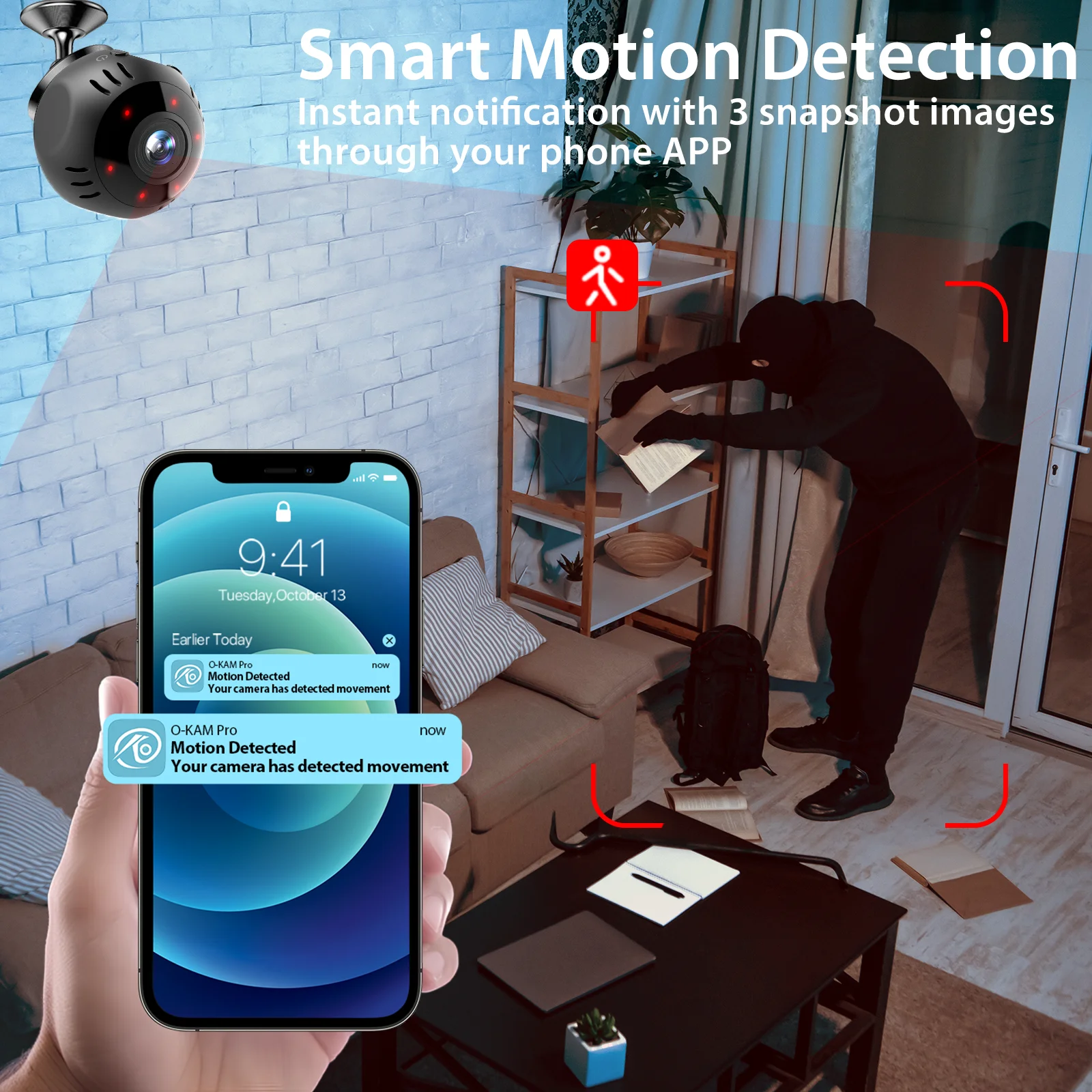 กล้องวงจรปิดอัจฉริยะ UHD ขนาดเ - Smart Home Kamera บทวิจารณ์และราคา