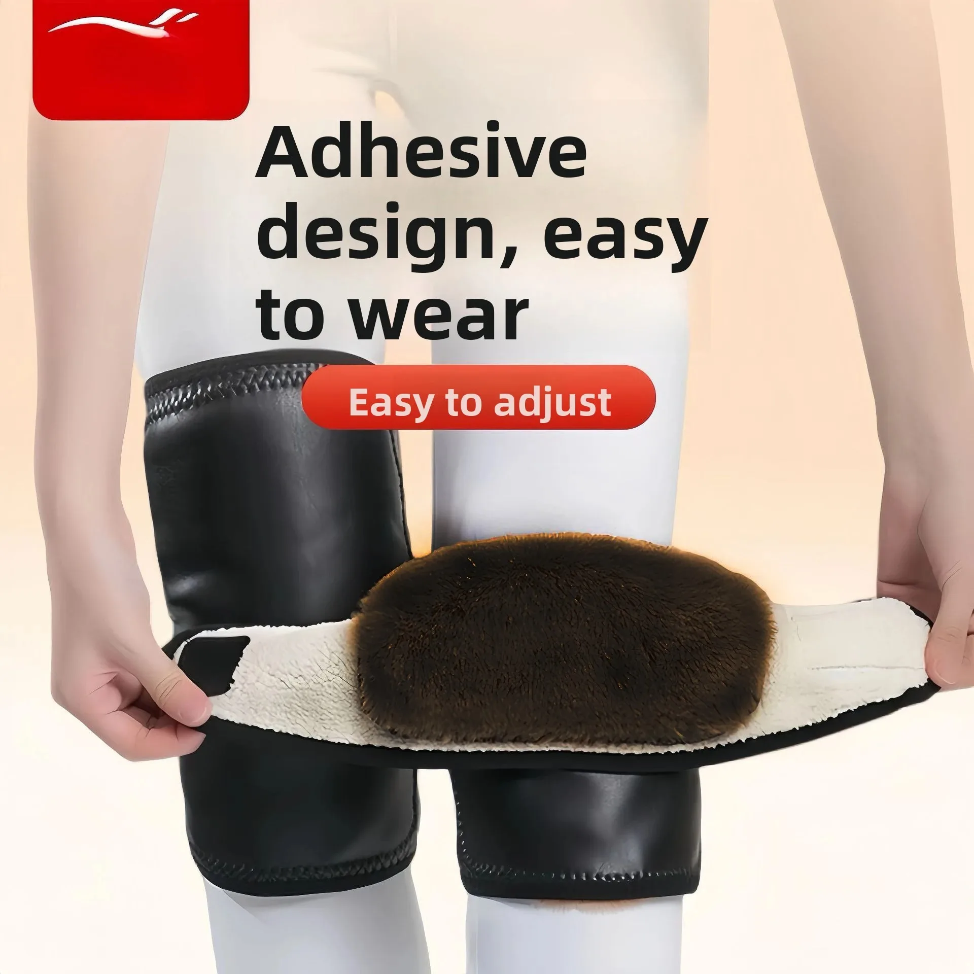 Motorcycle Thermal Knee Pads Windproof in Winter Suitable for both Men and Women with Arthritis Knee Pads for the Elderly