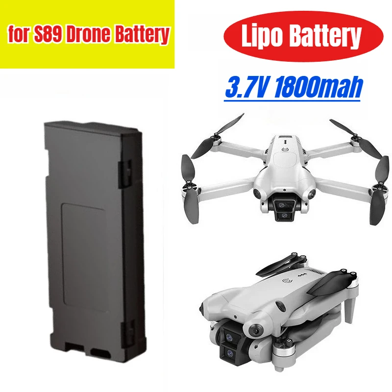 

3.7V 1800mah Lipo Battery for S89 Drone RC Quadcopter Helicopter Accessories Drone Parts