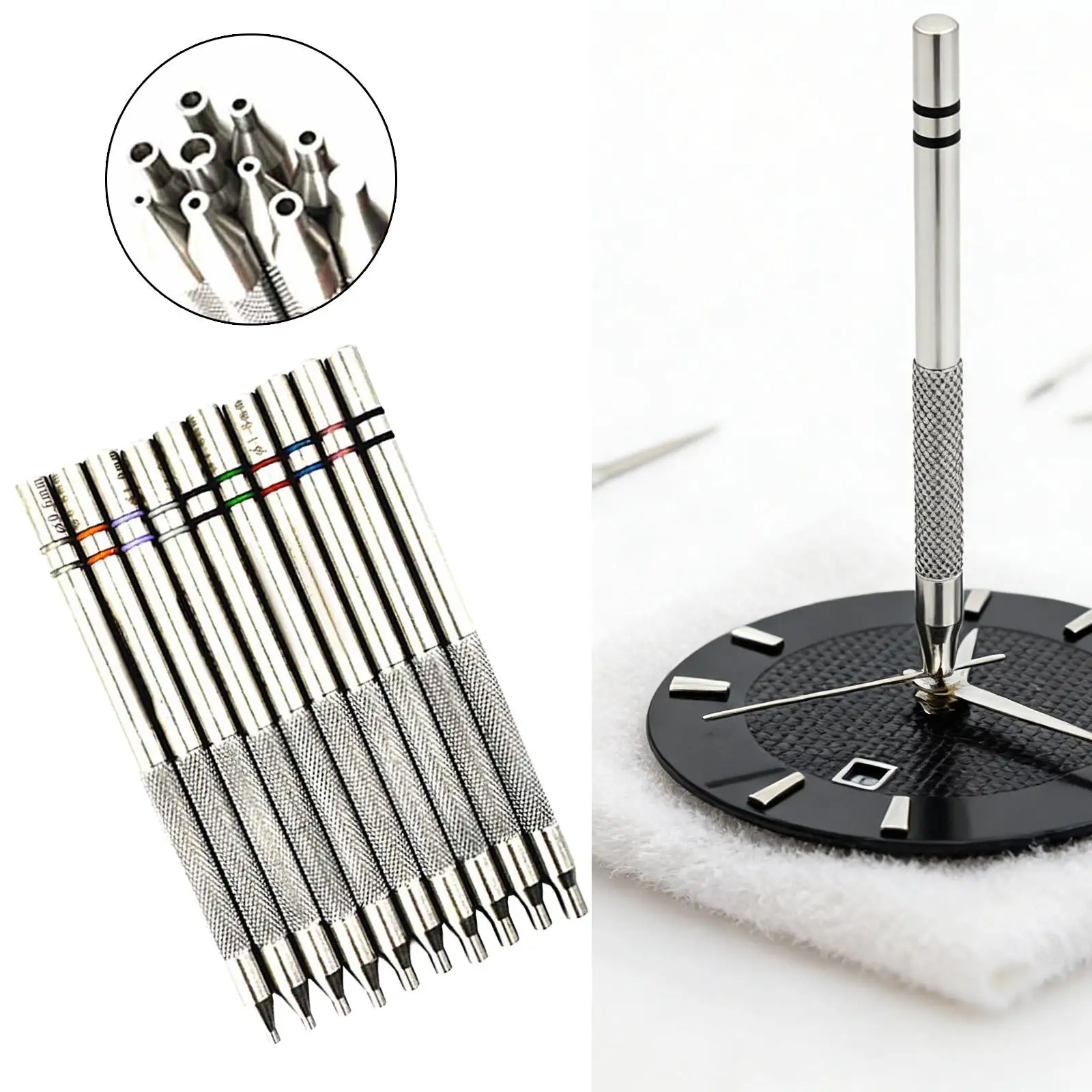 

Mechanical Watch Hand Presser Tool Kit Minute Second Hour Setting Accessories for Wristwatch Repair