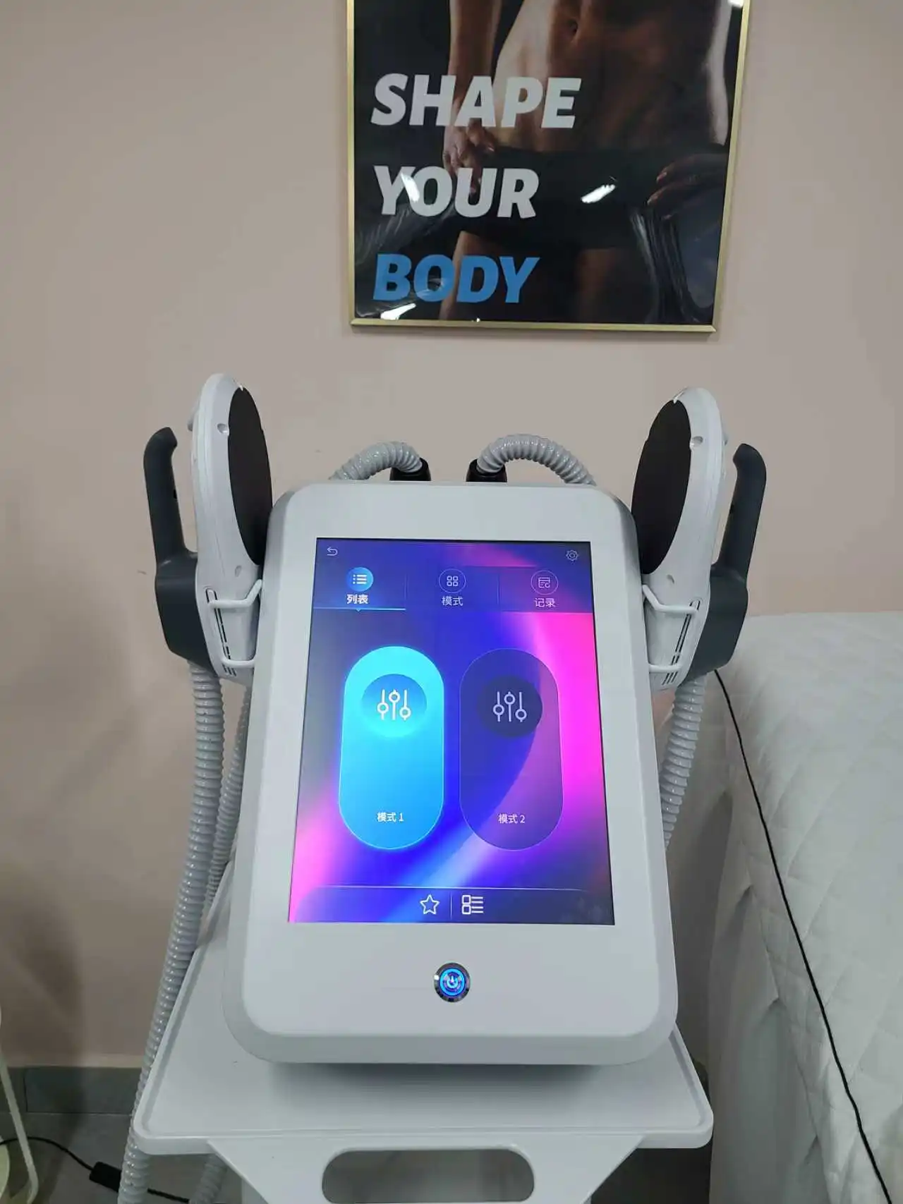 

MYOslim Body Sculpting Machine - Professional EMS RF Device for Muscle Stimulation & Contouring