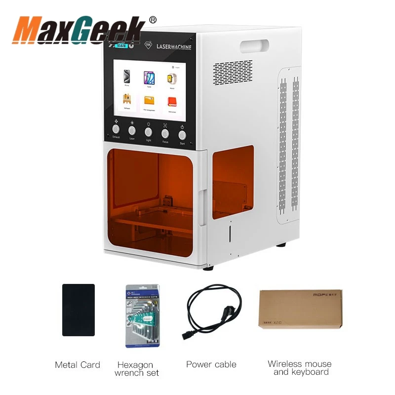 Maxgeek TBK958ZU AI Smart UV Laser Machine High Power Screen Remover with 10.1-inch Touch Screen Support Voice Control