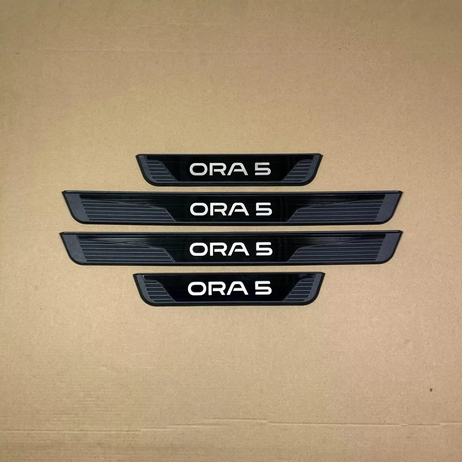 Car Door Sill Plates For GWM ORA 5 ORA5 2025 2026 Protector Strips Stainless Steel ABS Side Step Interiors Accessories Auto Part