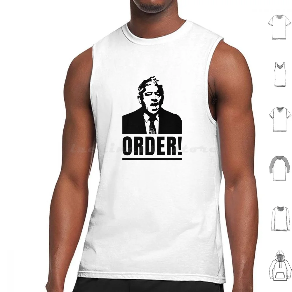 John Bercow ( Mr Speaker )-Order! Tank Tops Print Cotton John Bercow Berkow Mr Speaker Speaker Of The House Order Brexit