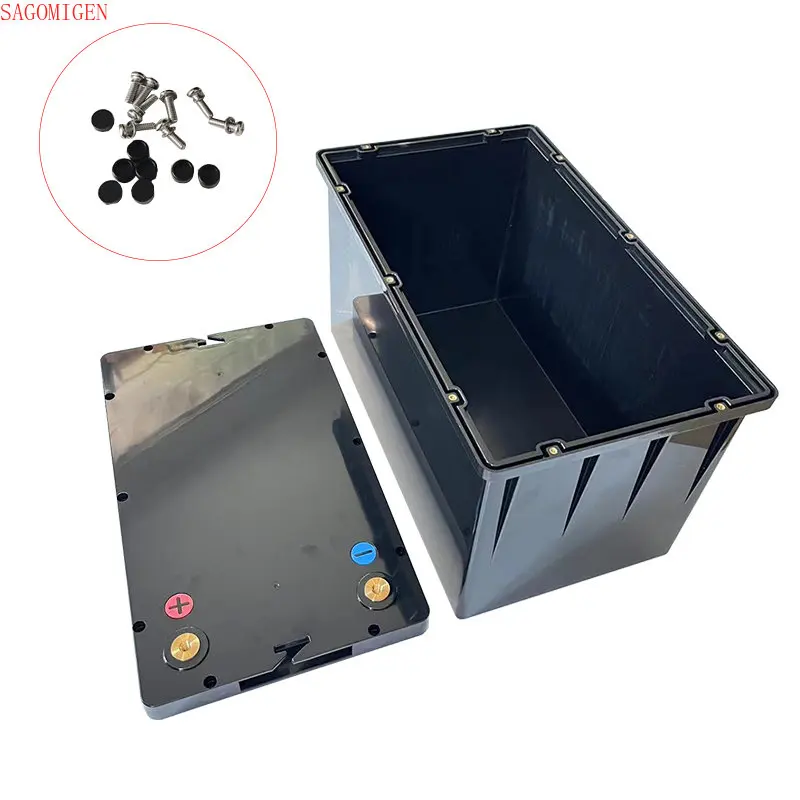 12V 24V Lifepo4 Battery Storage Boxes Case 50Ah 90Ah 105Ah 180Ah 200Ah Solar Cells RV Battery Case Plastic Box Removable Shell