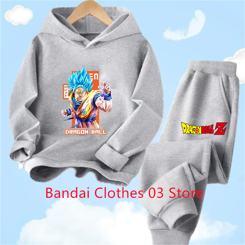 

2 to 12 Year Sweatshirt for Children Girl Boy 2024 Baby Spring Clothes Dragonball Set Tops Outerwear Hoodie Clothing Mother Kids