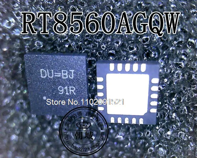 

5PCS/LOT RT8560AGQW RT8560A DU=BJ DU=BD DU= QFN