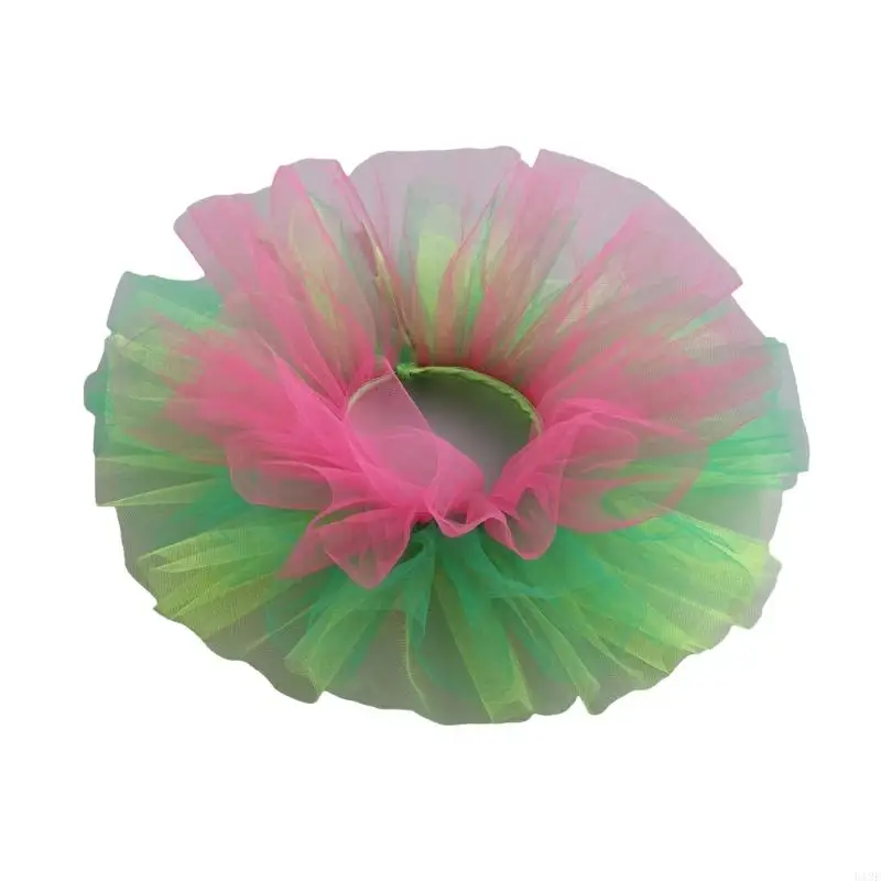 Multi-Layers Mesh Clown Hals Hals Ruff Halloween Victorian Collar