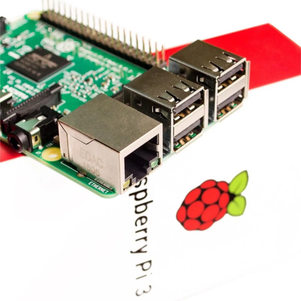 EI4 New Original Raspberry Pi 3 Model B Board Upgraded Third-generation 1GB LPDDR2 BCM2837 Quad-Core Ras PI3 B PI 3B