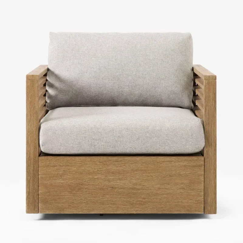 Teak recliner outdoor furniture wooden garden patio furniture sofa