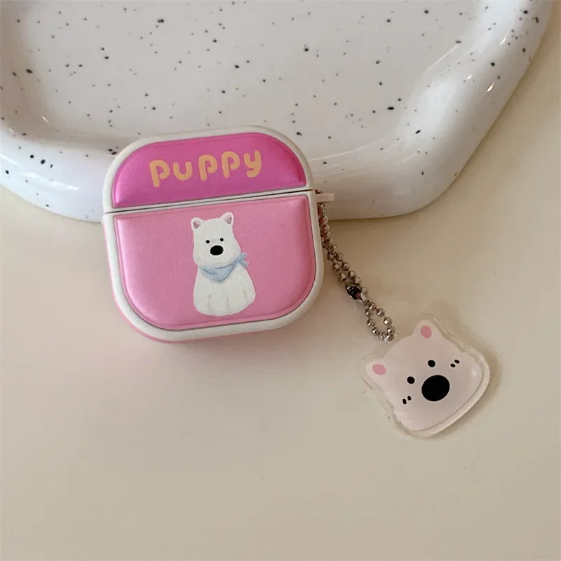 Чехол с подвеской в виде животного для AirPods 4, Airpod 1, 2, 3 Pro Pro2, Bluetooth-наушники, защитный чехол для наушников