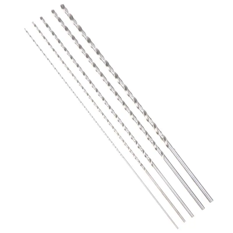 2mm/3mm/4mm/5mm/6mm Extra Long HSS Drilling Straight Shank Drill Bits Parts Cutter Drilling Kit For Wood Steel Metal Alloy