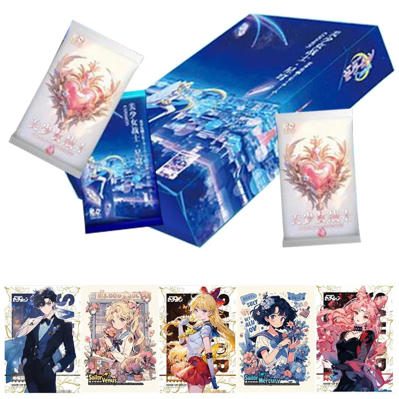 

Original Sailor Moon Girls Peripheral Cards Packs Anime Character Rare Limited Edition Game Playing Card Collectible Kids Gifts