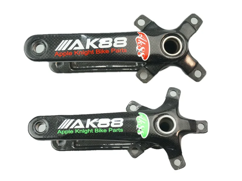 Genuine high-quality AK88 all-aluminum alloy bicycle parts crank set Mountain four-claw highway five-claw